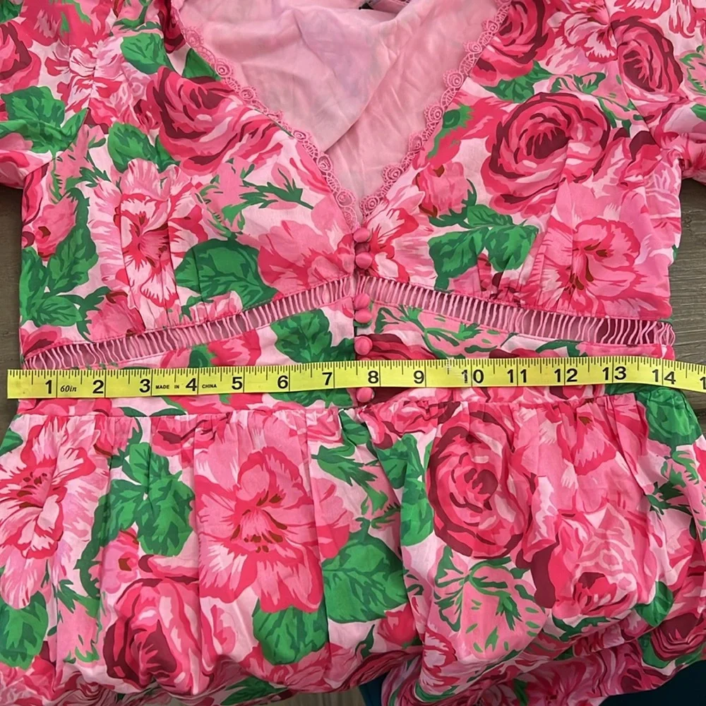 Generation Love Felicia Poplin Floral Mini Dress NWOT - Picture 6 of 7